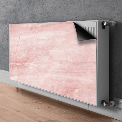 Cache radiateur déco Texture rose