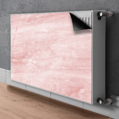 Cache radiateur déco Texture rose