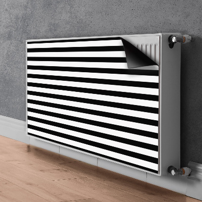 Cache radiateur déco Lignes horizontales