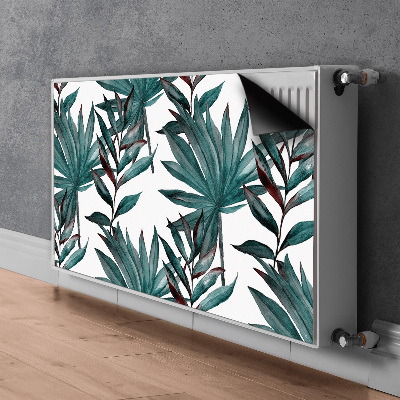 Cache radiateur déco Illustration tropicale