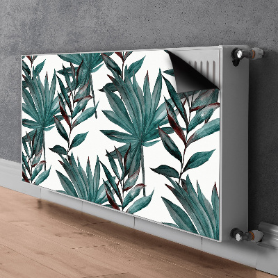 Cache radiateur déco Illustration tropicale