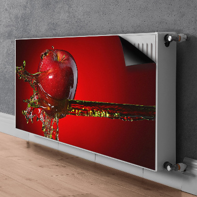 Tapis magnétique pour radiateur Pomme rouge