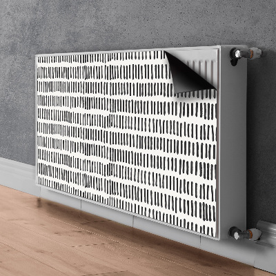 Cache radiateur déco Lignes abstraites