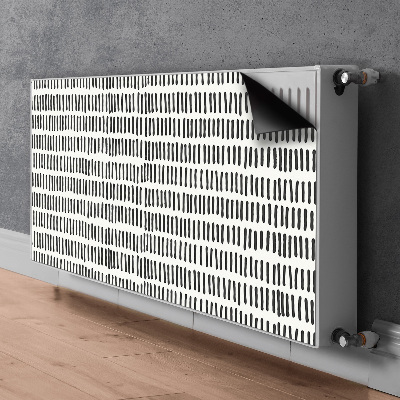 Cache radiateur déco Lignes abstraites