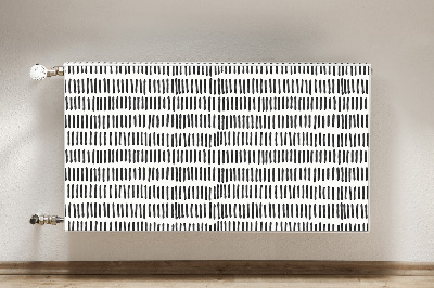 Cache radiateur déco Lignes abstraites