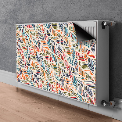 Couvercle magnétique du radiateur Vagues colorées