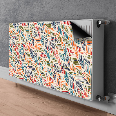 Couvercle magnétique du radiateur Vagues colorées