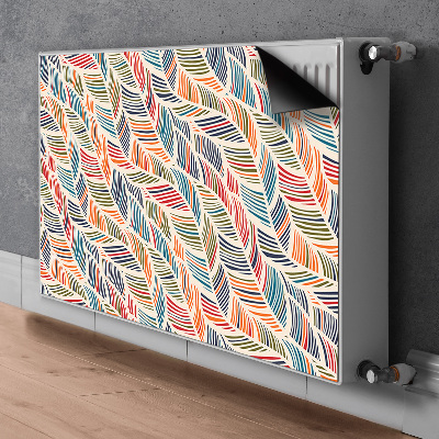 Couvercle magnétique du radiateur Vagues colorées