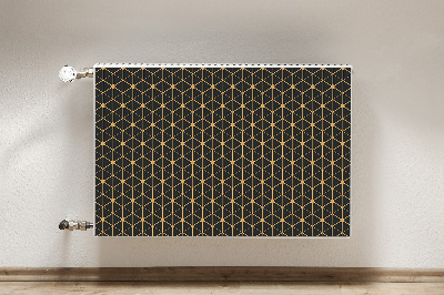 Cache radiateur déco Hexagones