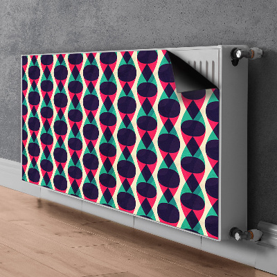 Couvercle magnétique du radiateur Motif coloré