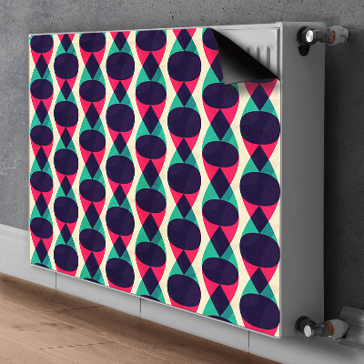 Couvercle magnétique du radiateur Motif coloré