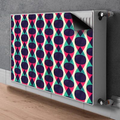 Couvercle magnétique du radiateur Motif coloré