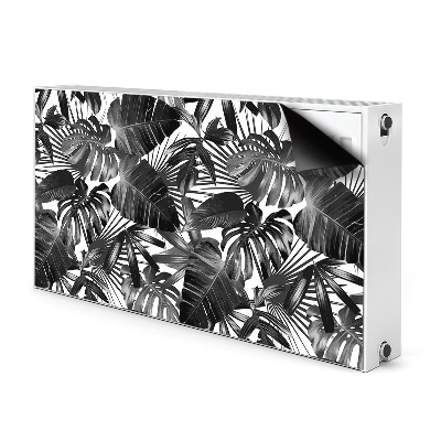 Tapis magnétique pour radiateur Feuilles sombres