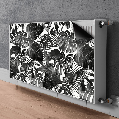 Tapis magnétique pour radiateur Feuilles sombres