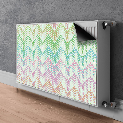 Un tapis avec un imprimé radiateur Firl qui est doté