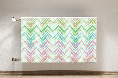 Un tapis avec un imprimé radiateur Firl qui est doté