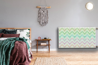 Un tapis avec un imprimé radiateur Firl qui est doté