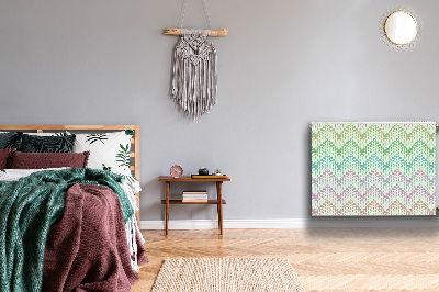 Un tapis avec un imprimé radiateur Firl qui est doté