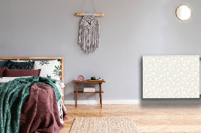 Un tapis avec un imprimé radiateur Fond d'écran floral