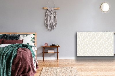 Un tapis avec un imprimé radiateur Fond d'écran floral