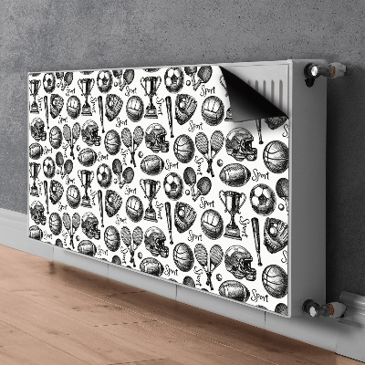 Cache radiateur déco Motifs sportifs