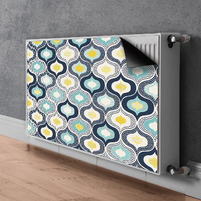 Un tapis avec un imprimé radiateur Dots doodle