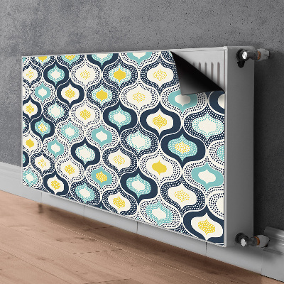 Un tapis avec un imprimé radiateur Dots doodle