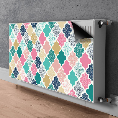 Couvercle magnétique du radiateur Motif coloré