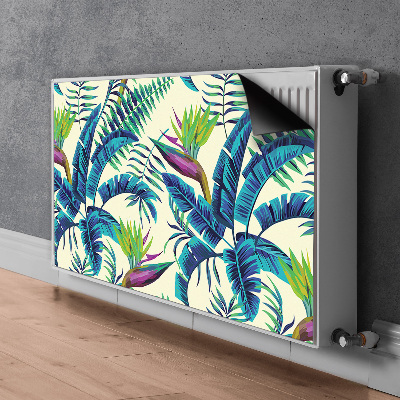 Cache radiateur déco Image tropicale