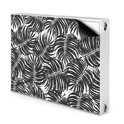 Tapis magnétique pour radiateur Feuilles noires