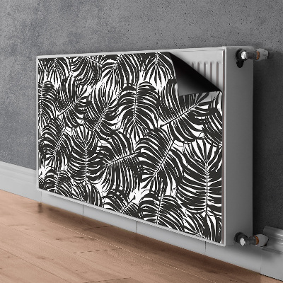 Tapis magnétique pour radiateur Feuilles noires