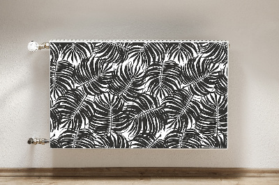 Tapis magnétique pour radiateur Feuilles noires