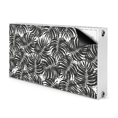 Tapis magnétique pour radiateur Feuilles noires