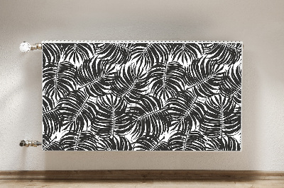 Tapis magnétique pour radiateur Feuilles noires