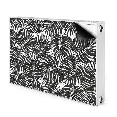 Tapis magnétique pour radiateur Feuilles noires