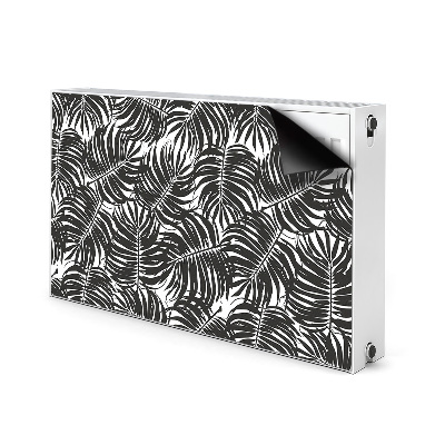 Tapis magnétique pour radiateur Feuilles noires