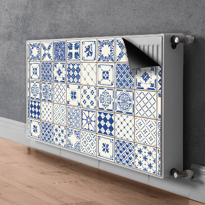 Cache radiateur déco Tuiles azulejos