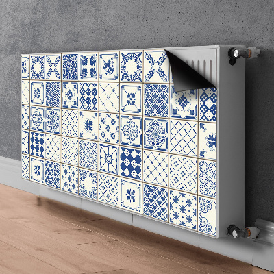 Cache radiateur déco Tuiles azulejos