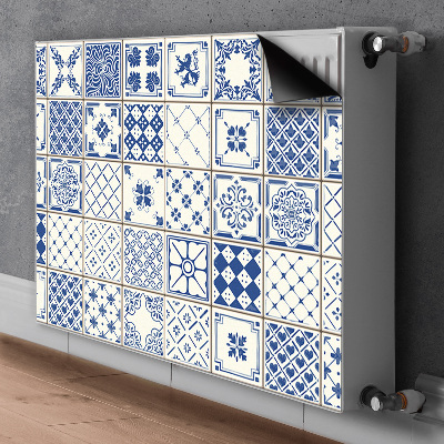 Cache radiateur déco Tuiles azulejos