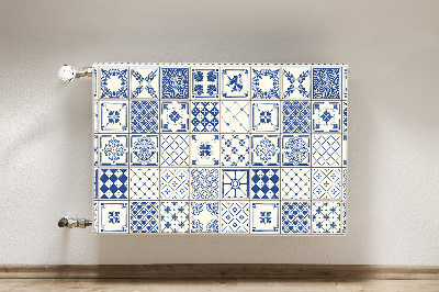 Cache radiateur déco Tuiles azulejos