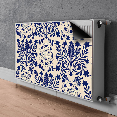 Tapis de radiateur décoratif Motif bleu