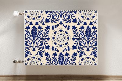 Tapis de radiateur décoratif Motif bleu