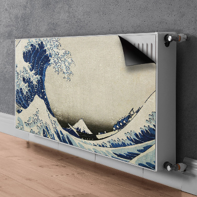 Aimant cache radiateur Art japonais