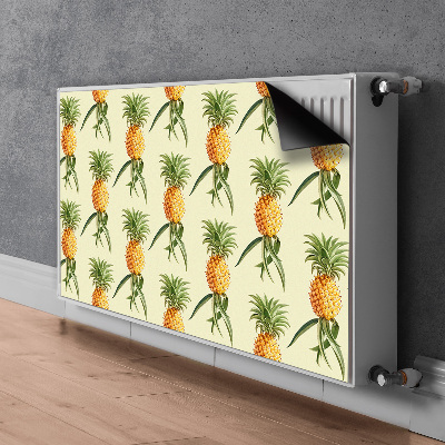 Cache radiateur déco Motif d'ananas