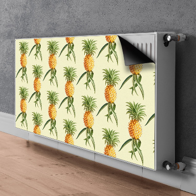 Cache radiateur déco Motif d'ananas