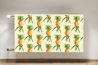 Cache radiateur déco Motif d'ananas