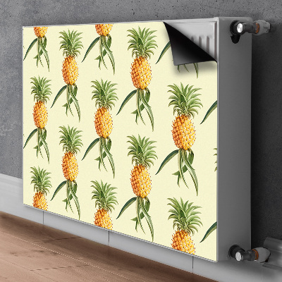 Cache radiateur déco Motif d'ananas