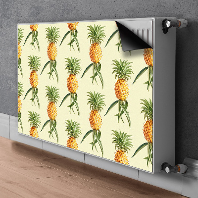 Cache radiateur déco Motif d'ananas