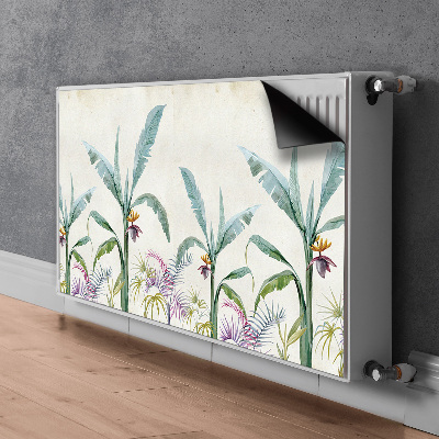 Tapis magnétique pour radiateur Végétation de la jungle