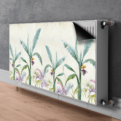 Tapis magnétique pour radiateur Végétation de la jungle